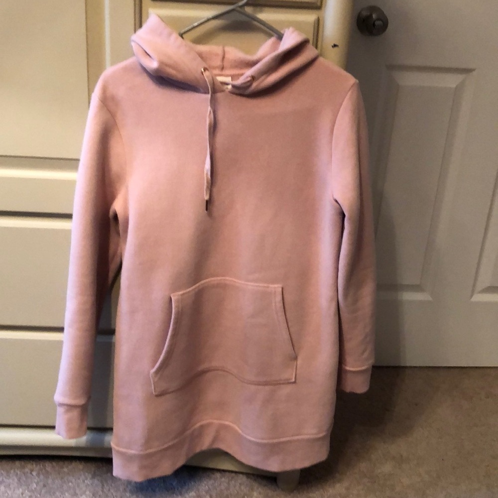 Tunic style sweatshirt